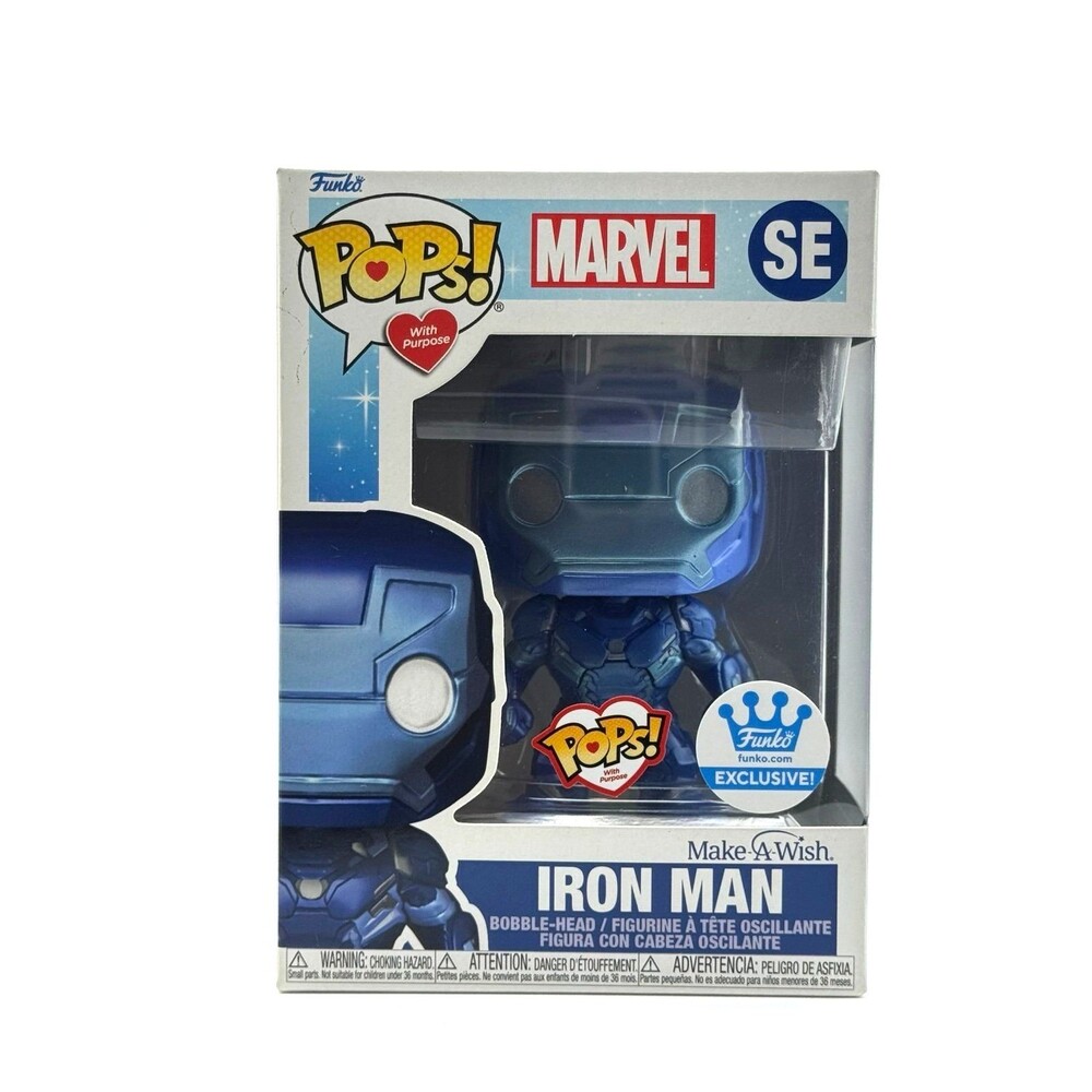 Funko POPs with Purpose Make-A-Wish Marvel Iron Man SE Exclusive
